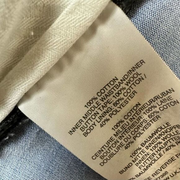 J.Crew Grey Ludlow Slim Carpini Cotton Pants 34 x 32 Read - Picture 7 of 13